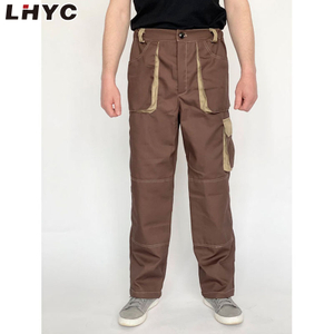 带 2 个主要贴袋的工作裤，腰带下的季节夏季杠杆男士服装