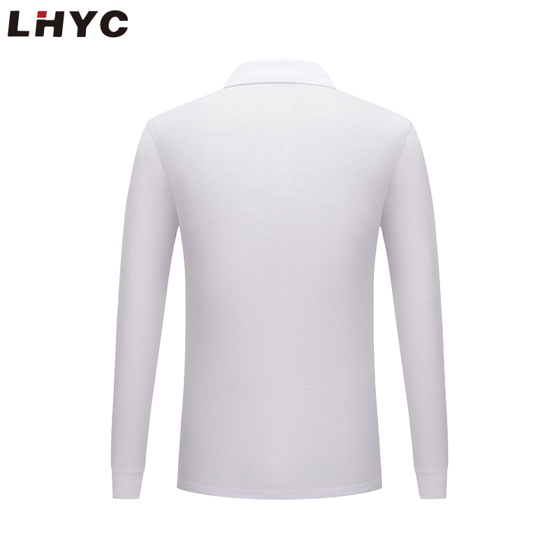 定制 Polo 衫设计长袖空白彩色 Polo T 恤，适用于定制廉价工作制服