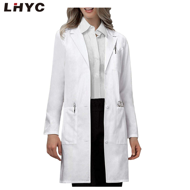 男士女士护士制服医疗设计医生白色实验室外套