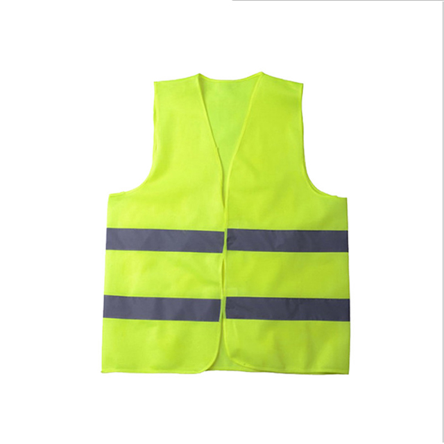 经济定制 高能见度 PPE 橙黄色 反光衣 安全背心 工地工人 