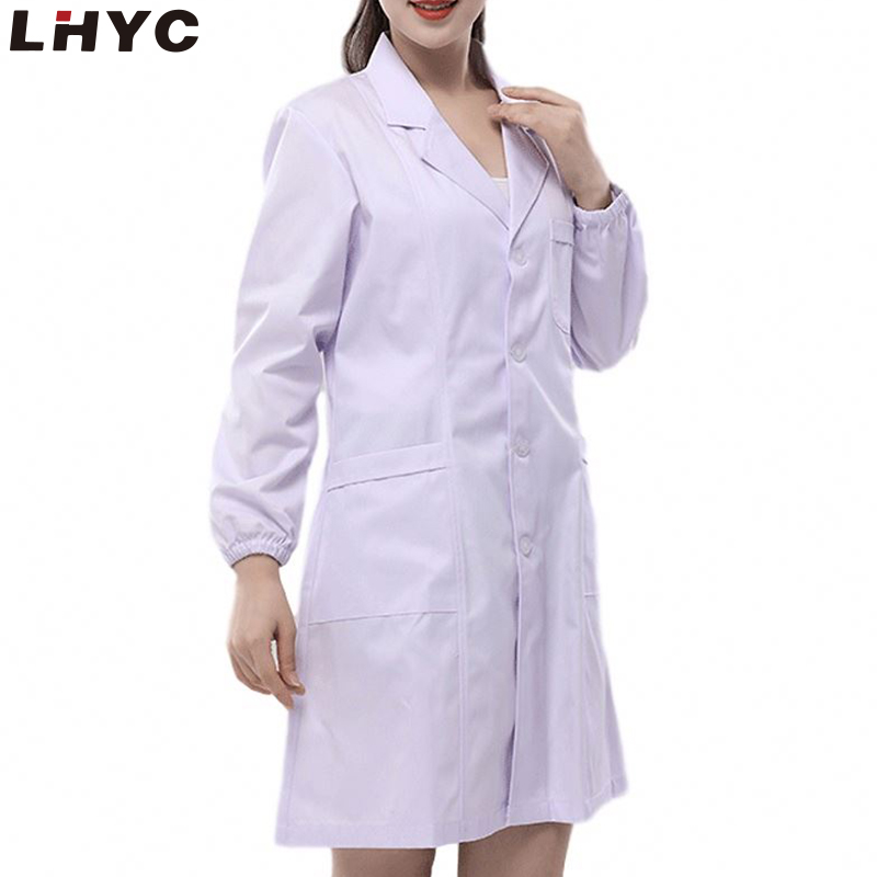 批发厂家直销女式实验室外套制服女士白色医生实验室外套