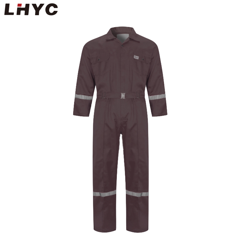 工厂安全工作服定制标志建筑工人高能见度反光棉工作服