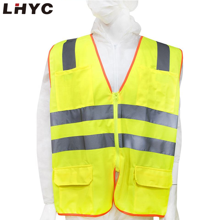 中国专业制造商定制反光安全背心高反光夹克