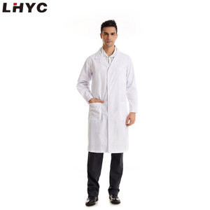 高品质医院制服专业医生穿医用白色实验室外套