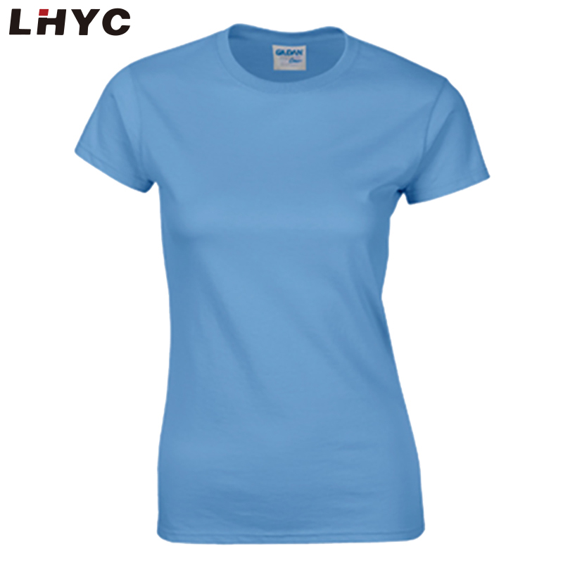 女式 T 恤图形 T 恤定制锻炼服装夏季女式徽标 T 恤